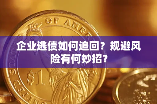 武汉企业逃债如何追回？规避风险有何妙招？