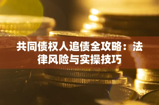 武汉共同债权人追债全攻略：法律风险与实操技巧