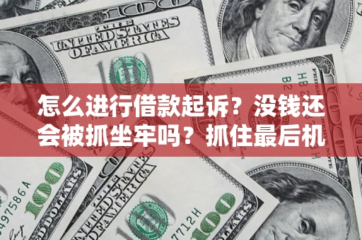 武汉怎么进行借款起诉？没钱还会被抓坐牢吗？抓住最后机会！