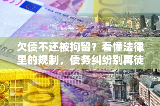 武汉欠债不还被拘留？看懂法律里的规制，债务纠纷别再徒劳奔波