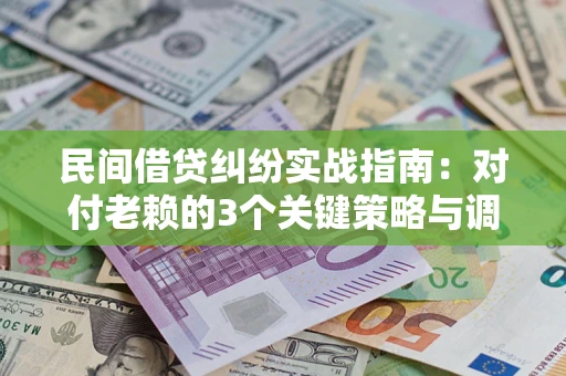 武汉民间借贷纠纷实战指南：对付老赖的3个关键策略与调解盲区解析