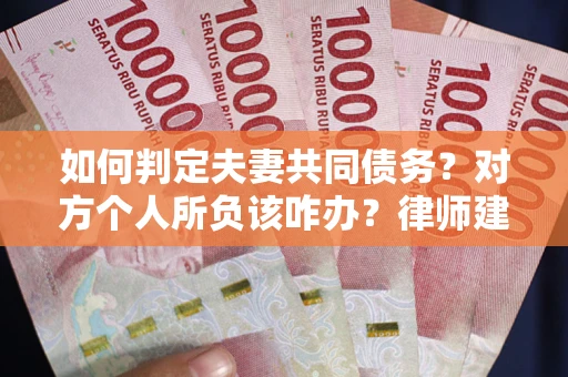 武汉如何判定夫妻共同债务？对方个人所负该咋办？律师建议
