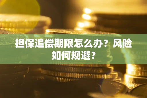武汉担保追偿期限怎么办？风险如何规避？