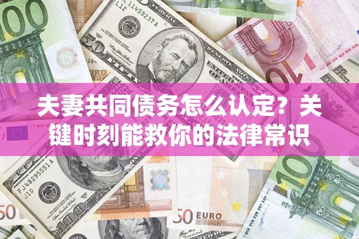 武汉夫妻共同债务怎么认定？关键时刻能救你的法律常识