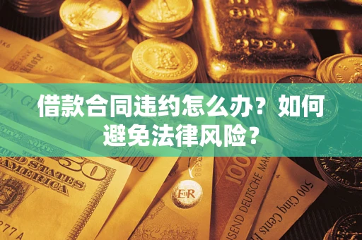 武汉借款合同违约怎么办？如何避免法律风险？
